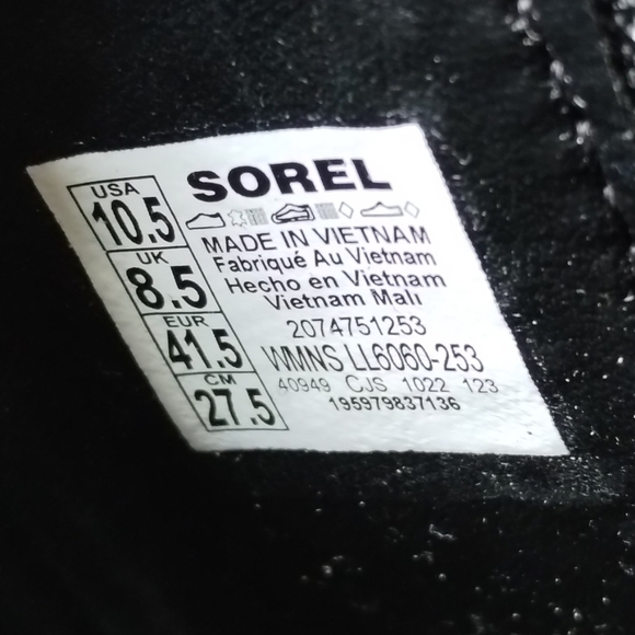 Sorel Brex Chelsea Boot Waterproof Tawny Buff Black LL6060-253 - Picture 5 of 6